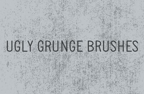Ugly Grunge Photoshop Brush Set