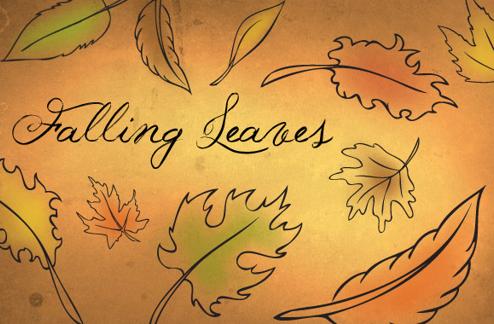 Vector Falling Leaves