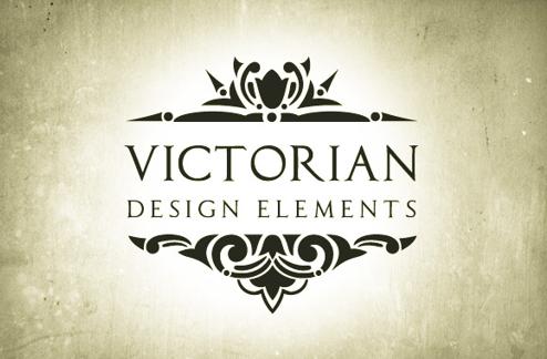 Victorian Era Vector Design Elements
