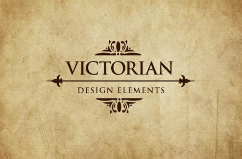 Victorian Era Vector Design Elements Vol 2