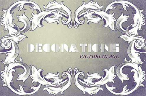 Victorian age decorations