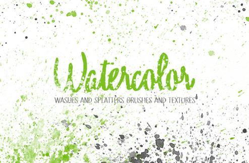 Washes and Splatters Watercolor Kit