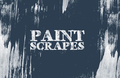 Paint Scrapes Photoshop Brush Set
