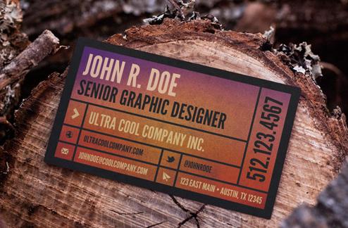Wood Scene Business Card Mockups