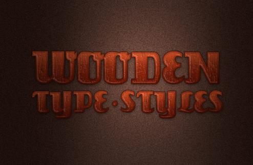 Wooden Type Styles