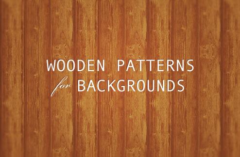 Wooden patterns for backgrounds