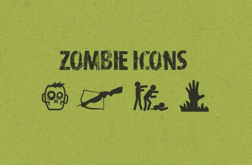 Free Vector Zombie Icons