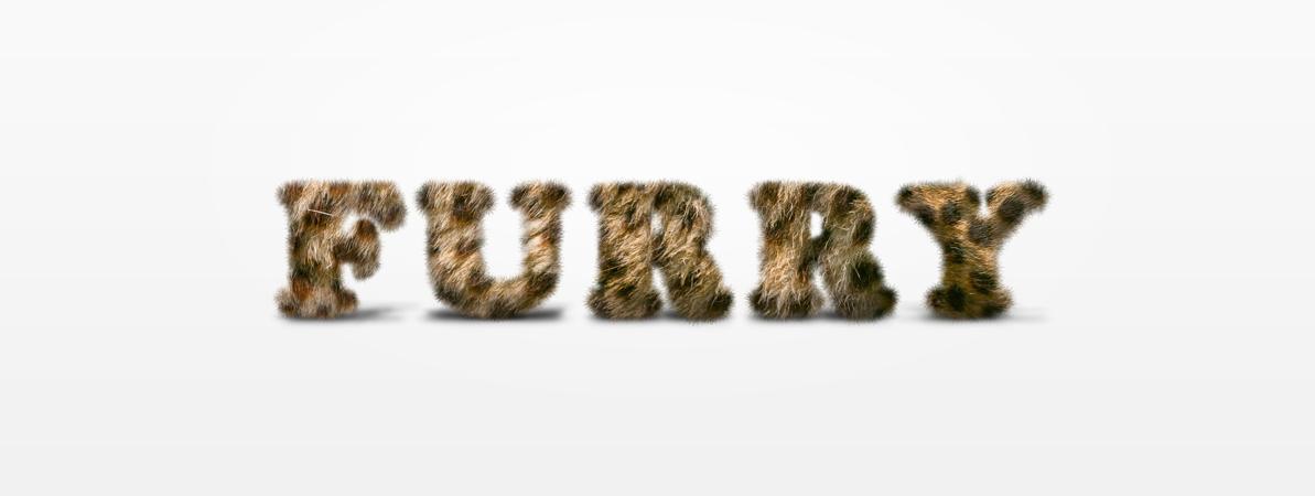 How to Create Furry Text in Photoshop