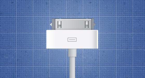 Illustration Tutorial: Creating an iOS Device Connector in Photoshop
