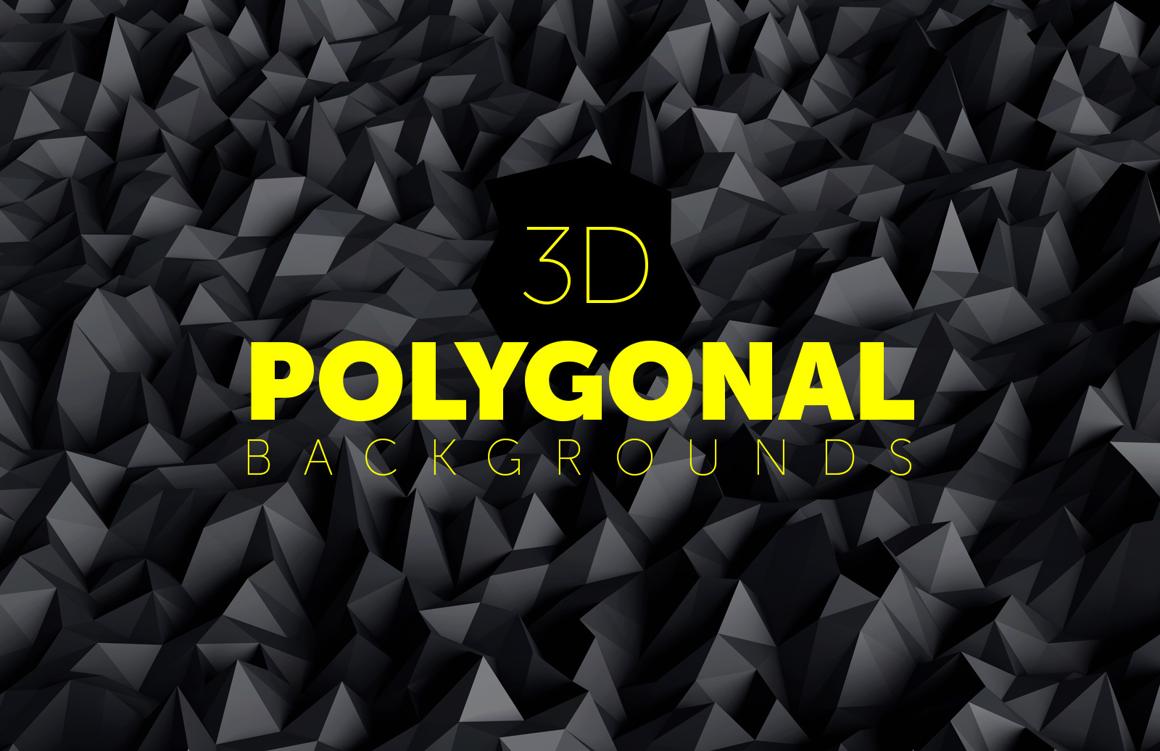 3D Polygonal Backgrounds