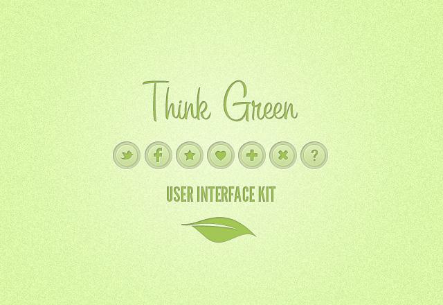Think Green UI Kit