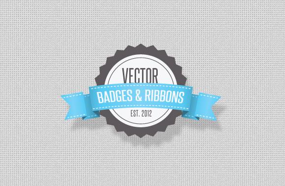 Vector Ribbons and Badges