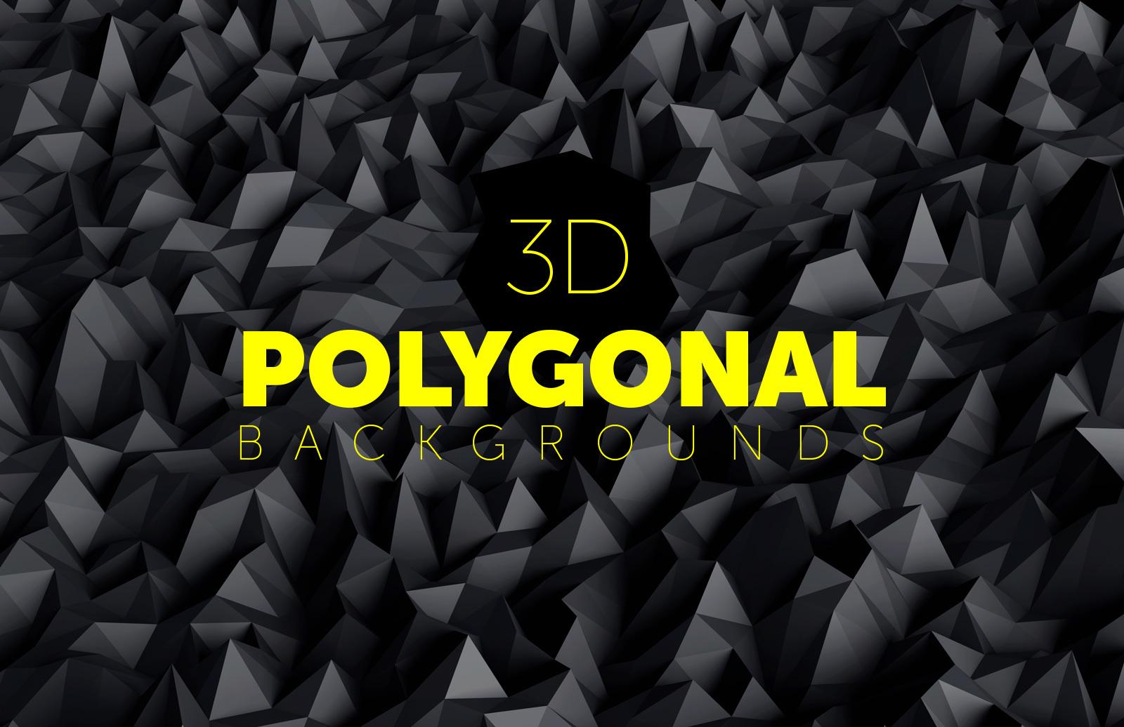 Large 3D Polygonal Backgrounds