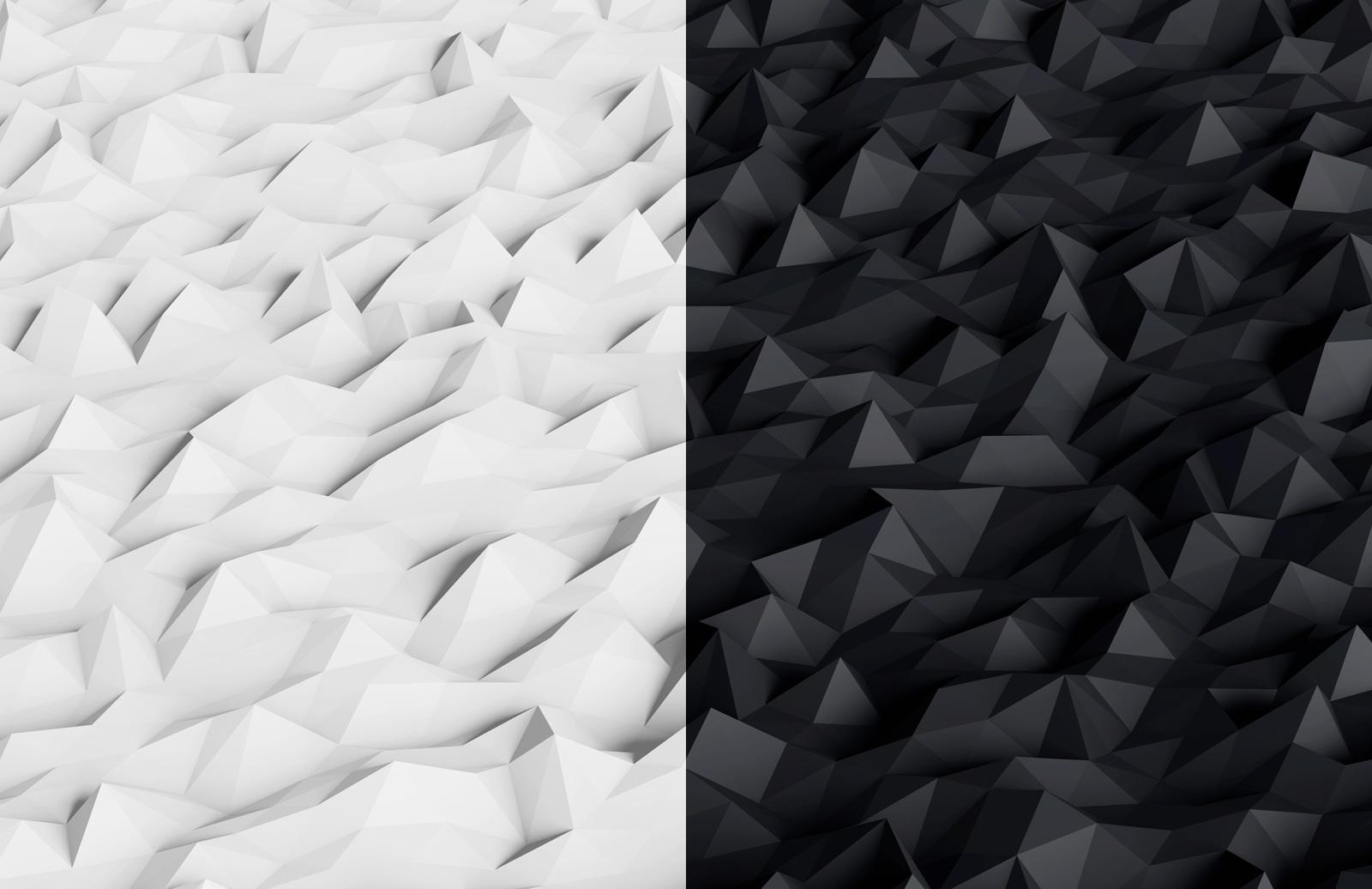 Large 3D Polygonal Backgrounds