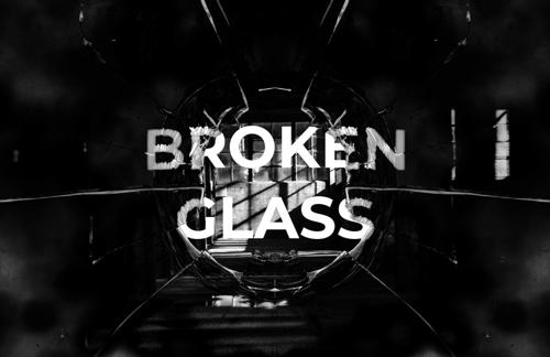Broken Glass Photo Effect Mockups