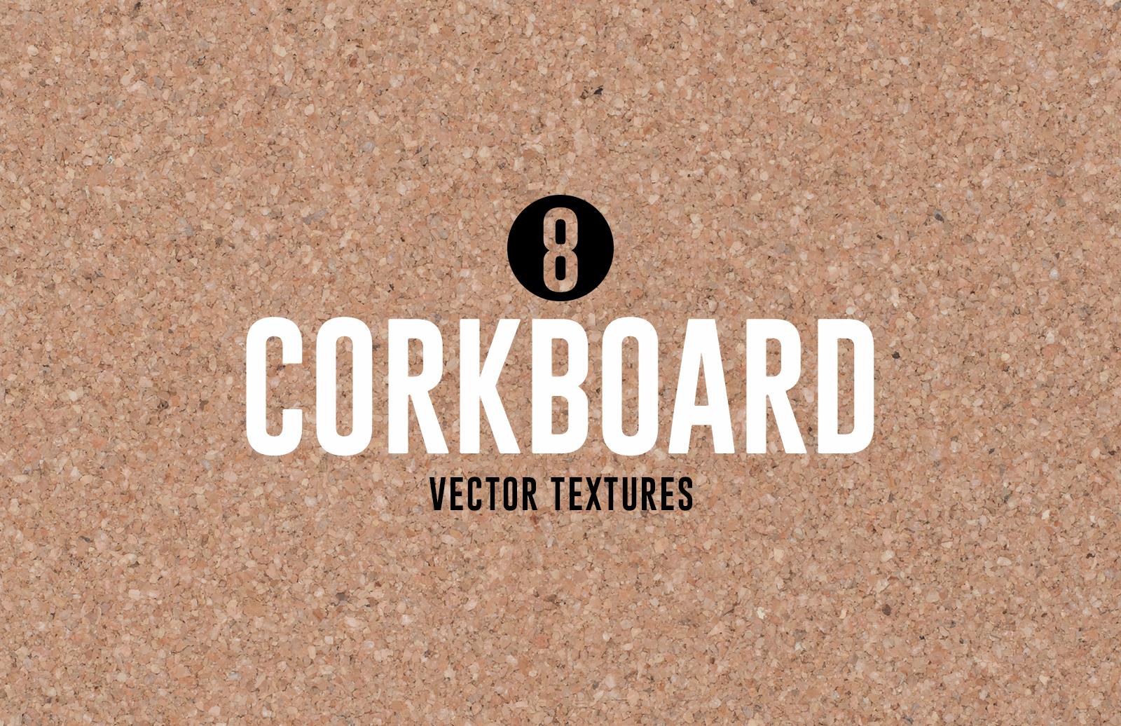 Large Corkboard Vector Textures