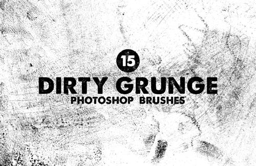 Dirty Grunge Photoshop Brushes