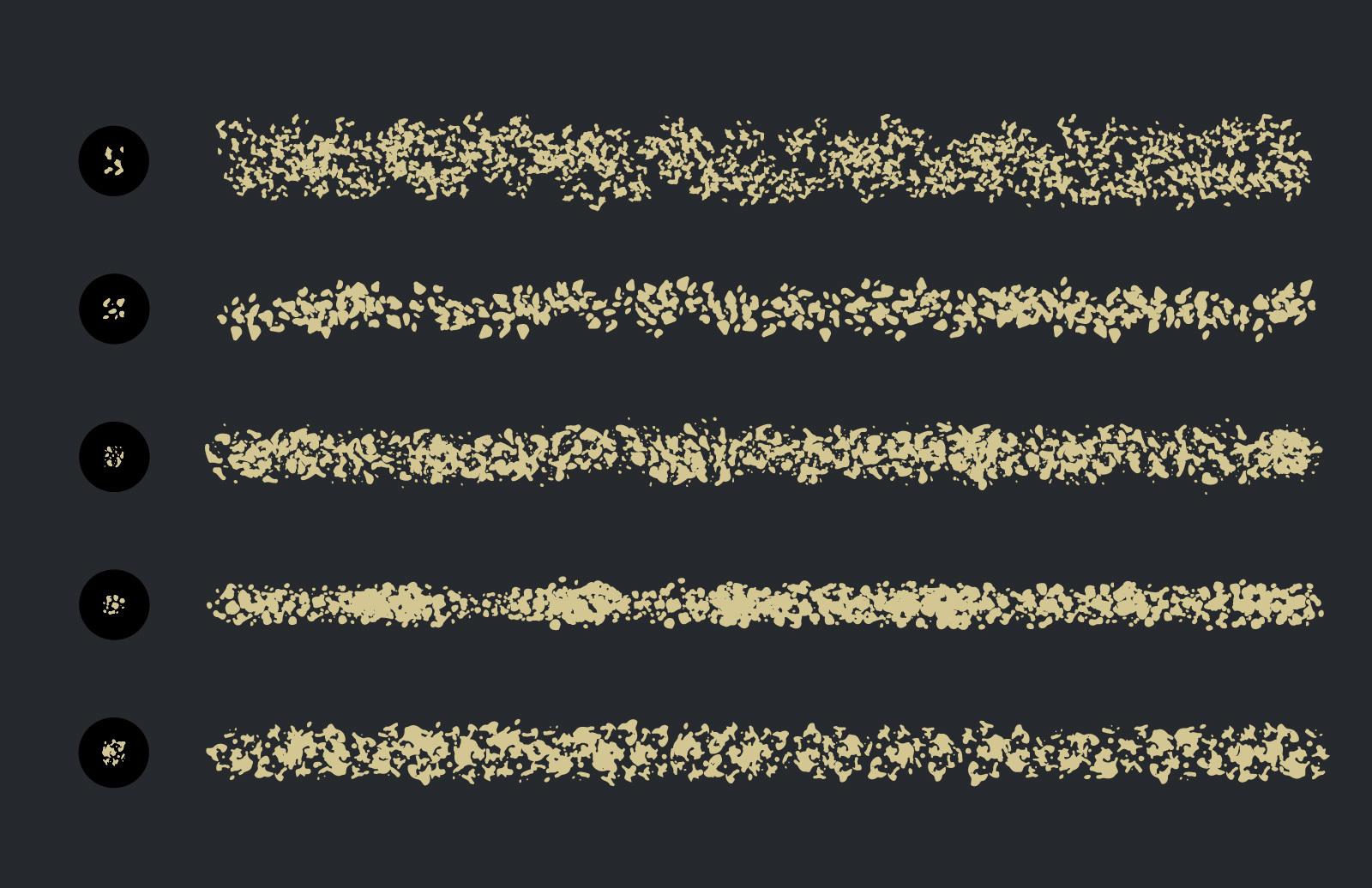 Large Grunge Scatter Brushes