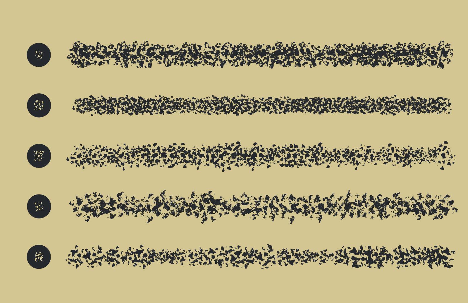 Large Grunge Scatter Brushes
