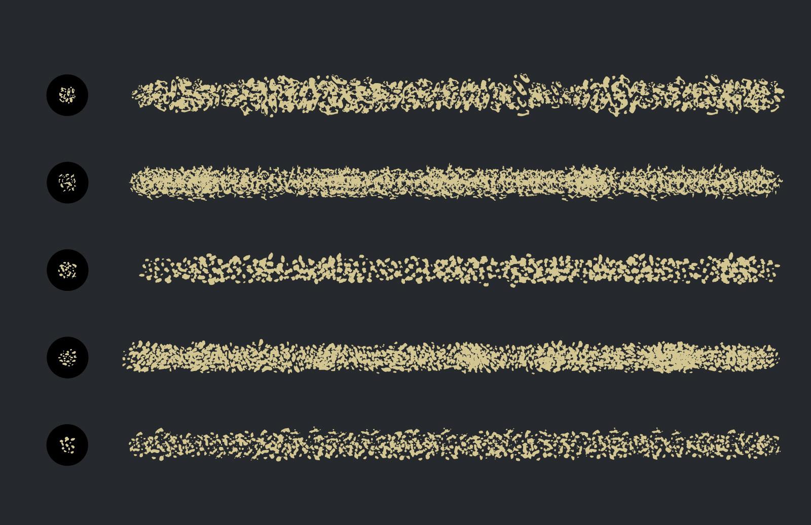 Large Grunge Scatter Brushes