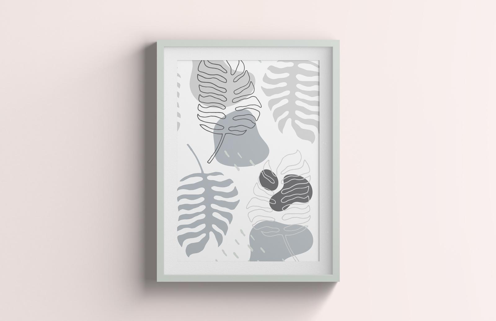 Large Hand Drawn Floral Vector Patterns
