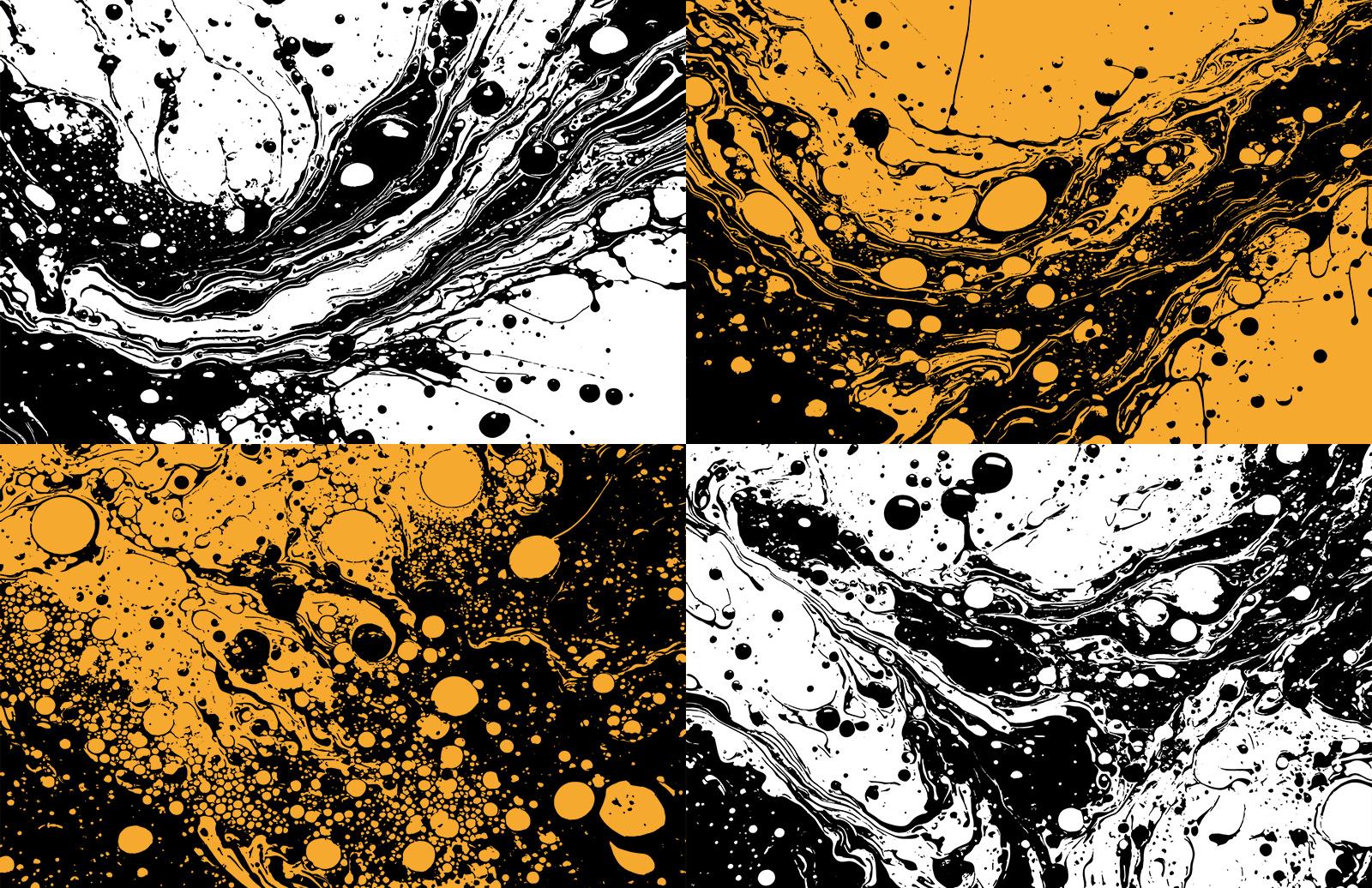 Large Liquid Paint Vector Backgrounds