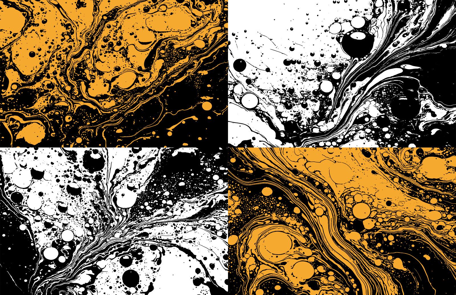 Large Liquid Paint Vector Backgrounds