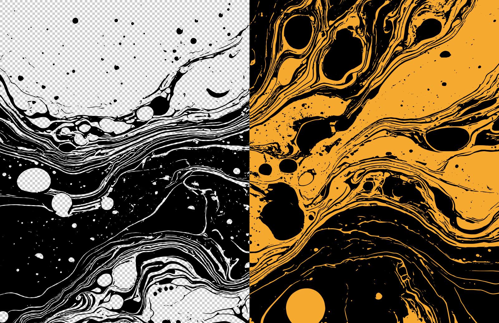Large Liquid Paint Vector Backgrounds