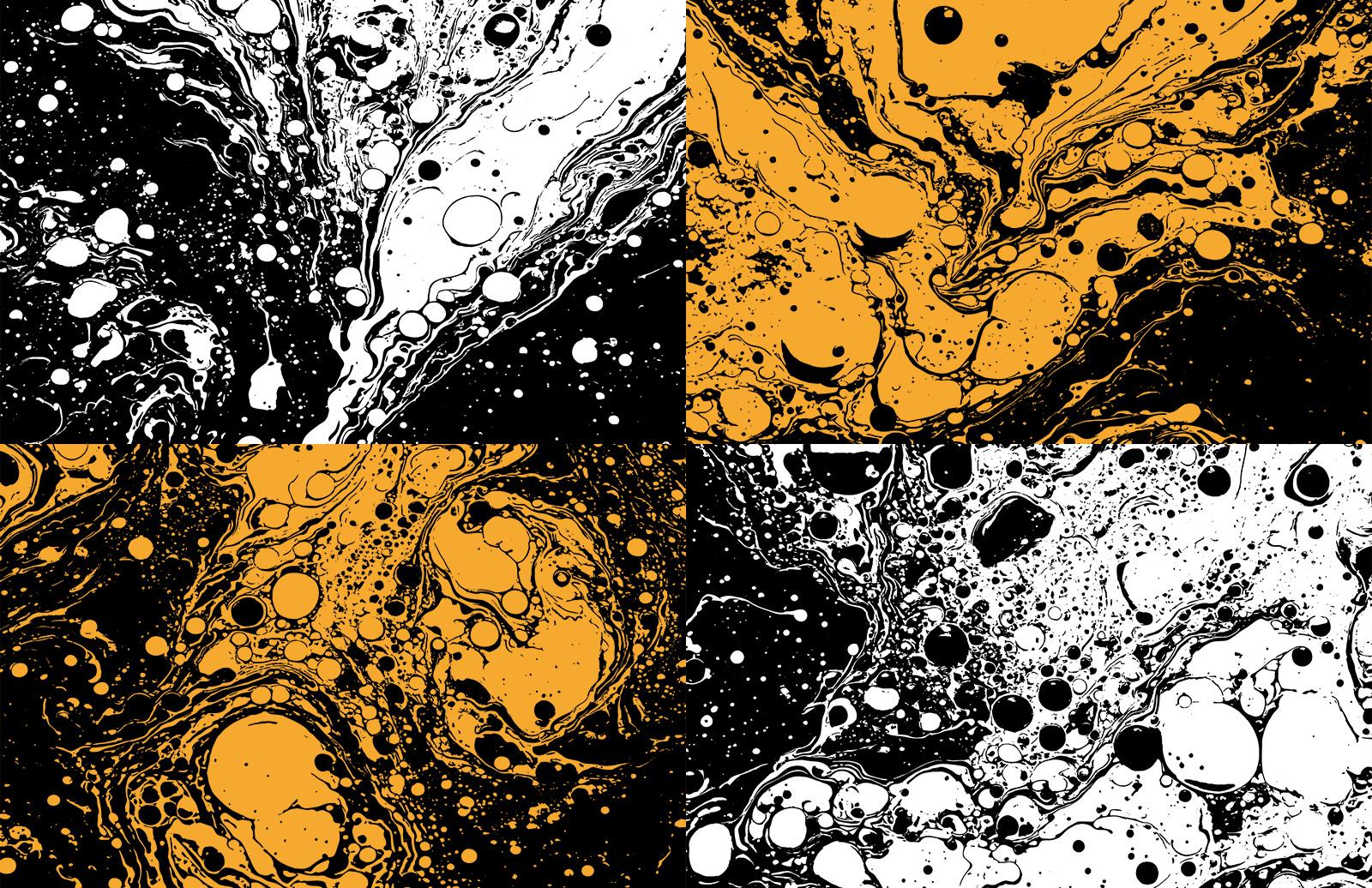 Large Liquid Paint Vector Backgrounds