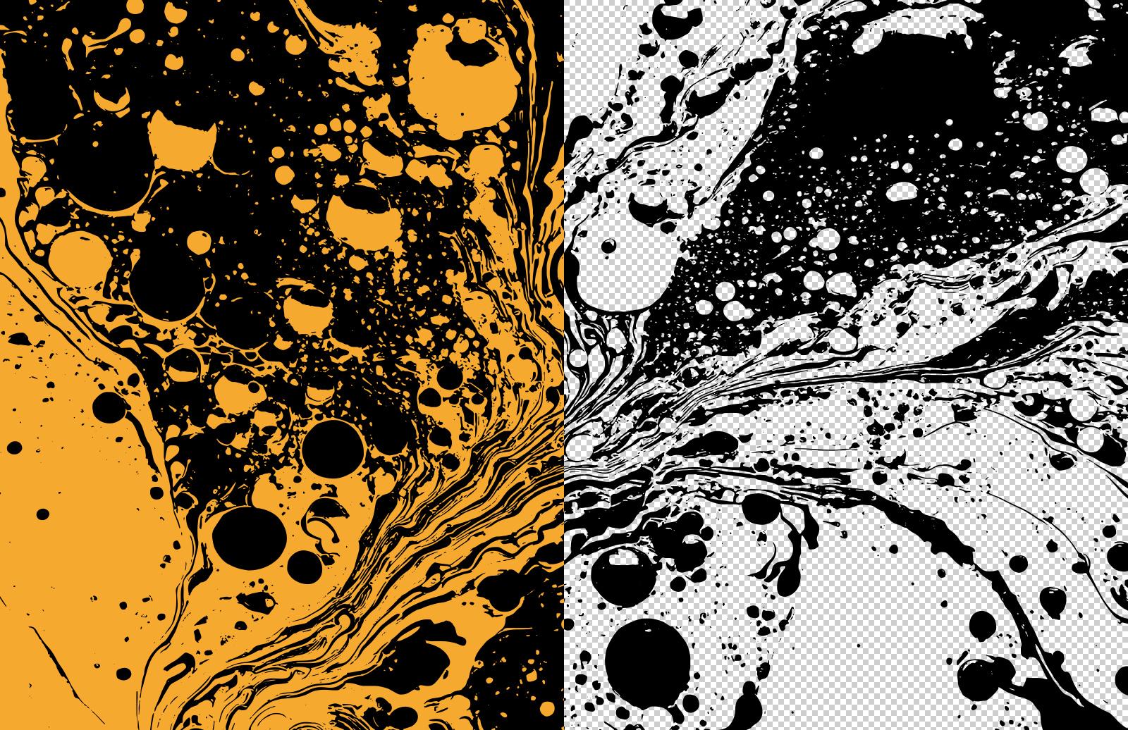 Large Liquid Paint Vector Backgrounds