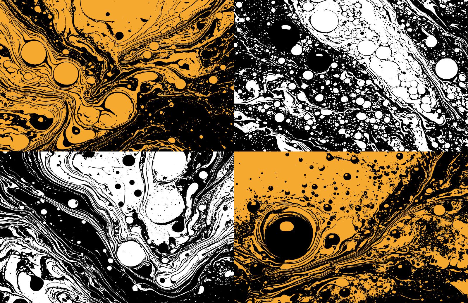 Large Liquid Paint Vector Backgrounds