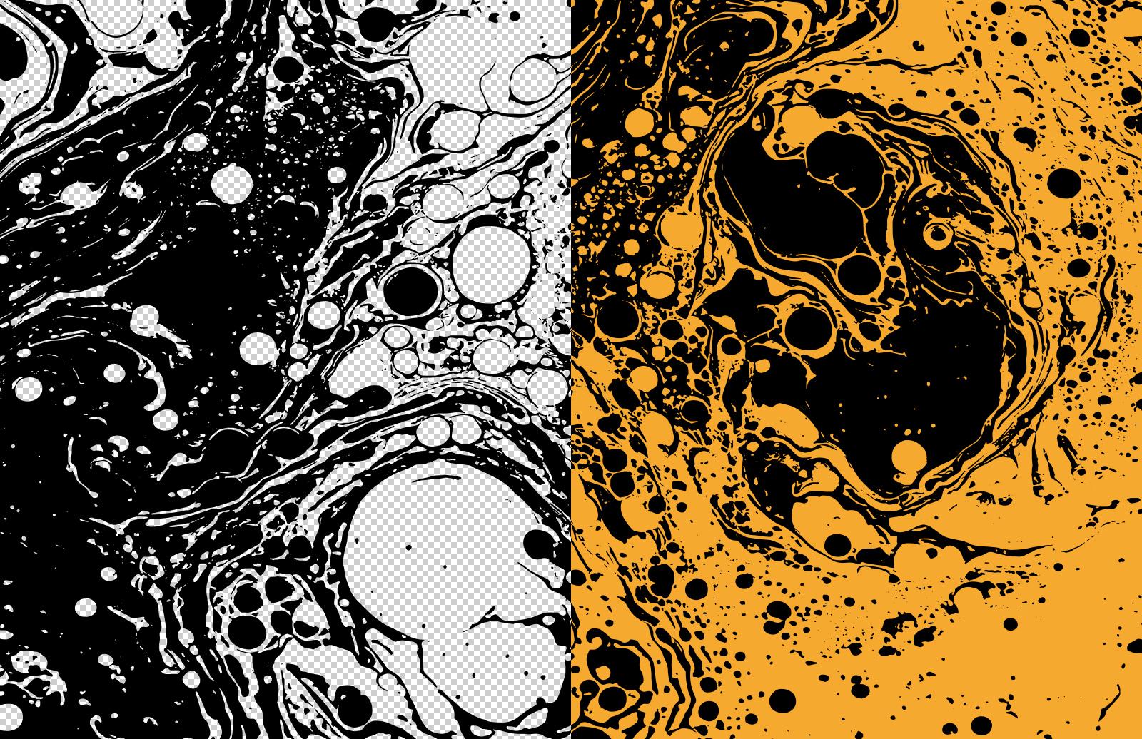 Large Liquid Paint Vector Backgrounds