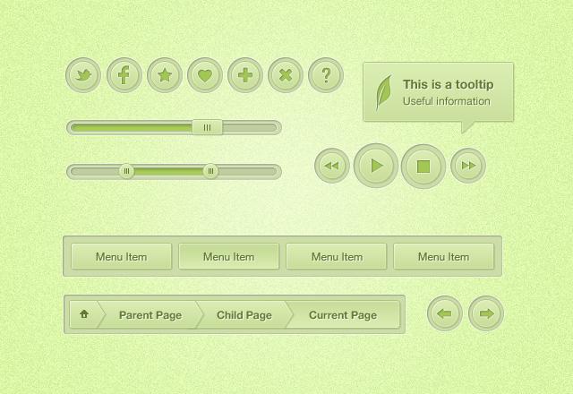 Large Think Green UI Kit
