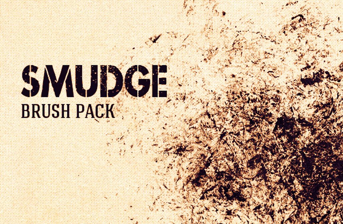 Smudges and Smears Photoshop Brush Set