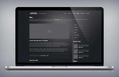 Artista - A Simple Blog Layout Boilerplate