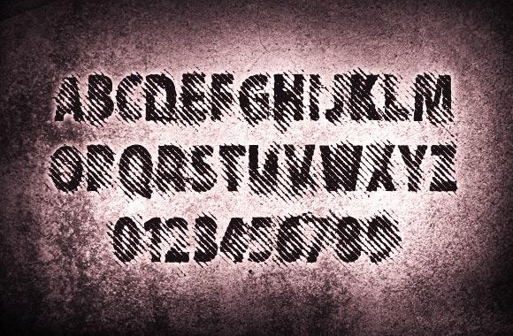 Large Dirt Fusion - A Gritty Halftone Font Face