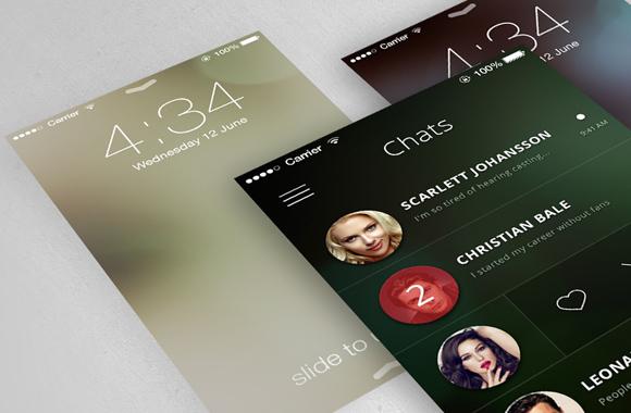 Large iPhone Screen Templates Vol2