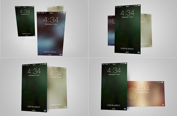 Large iPhone Screen Templates Vol2