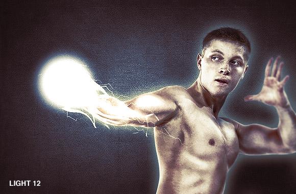 Large Energy light effects brushes