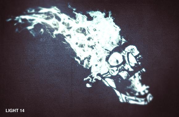 Large Energy light effects brushes