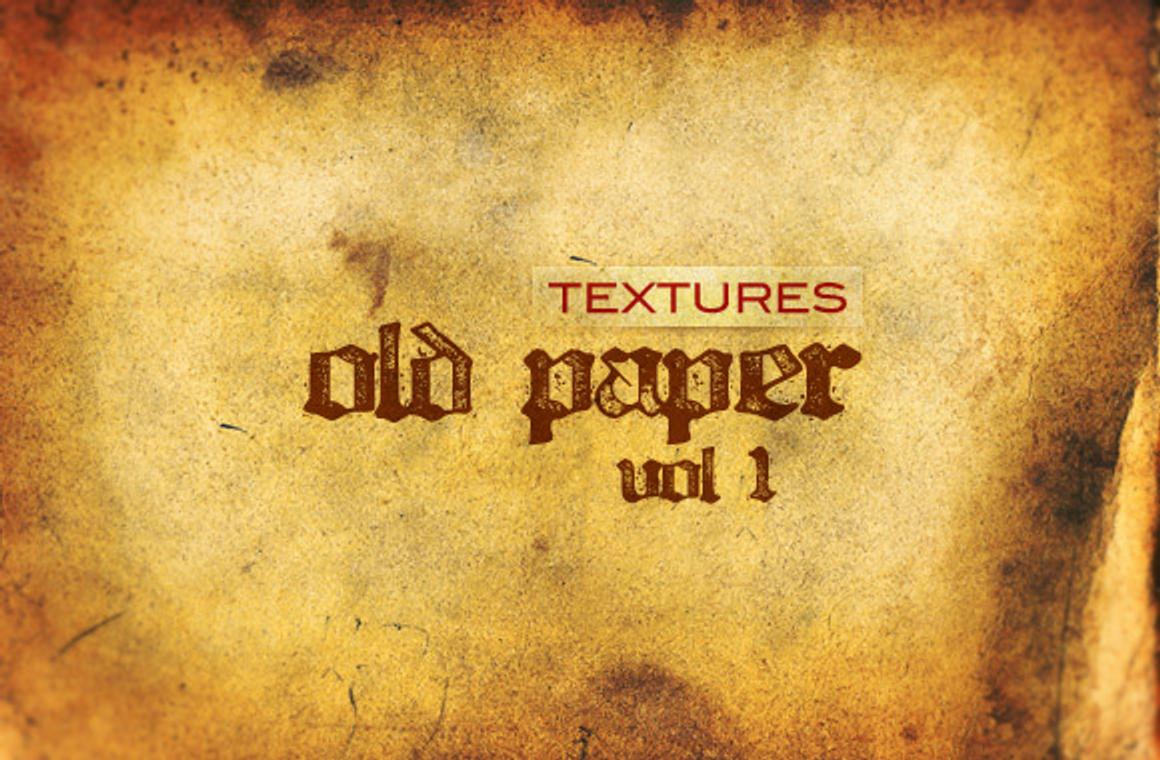Old Paper Textures Vol1