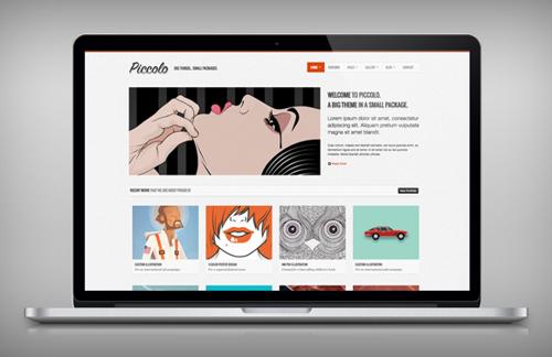 Piccolo - A Free Bootstrap HTML Theme