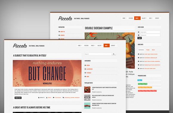 Large Piccolo - A Free Bootstrap HTML Theme