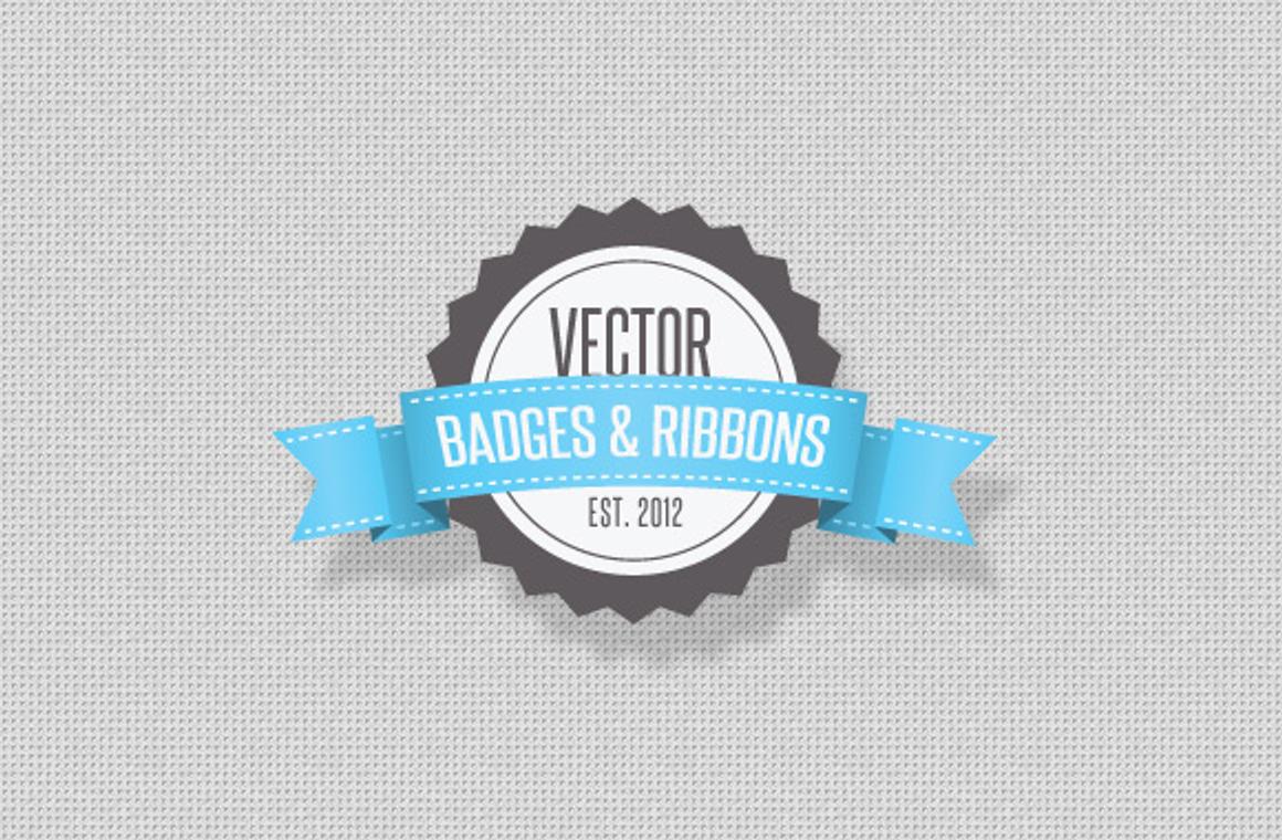 Vector Ribbons and Badges