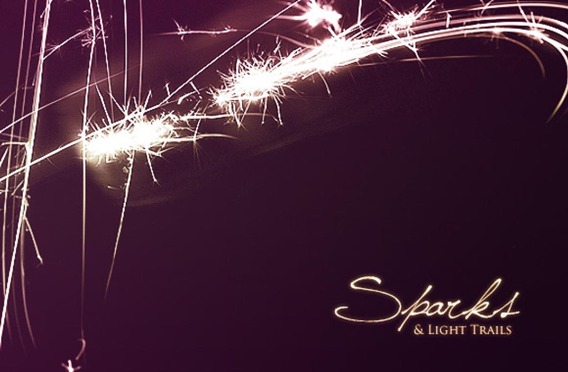 Sparks and Light Trails Brush Set