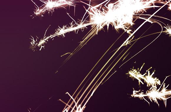 Large Sparks and Light Trails Brush Set