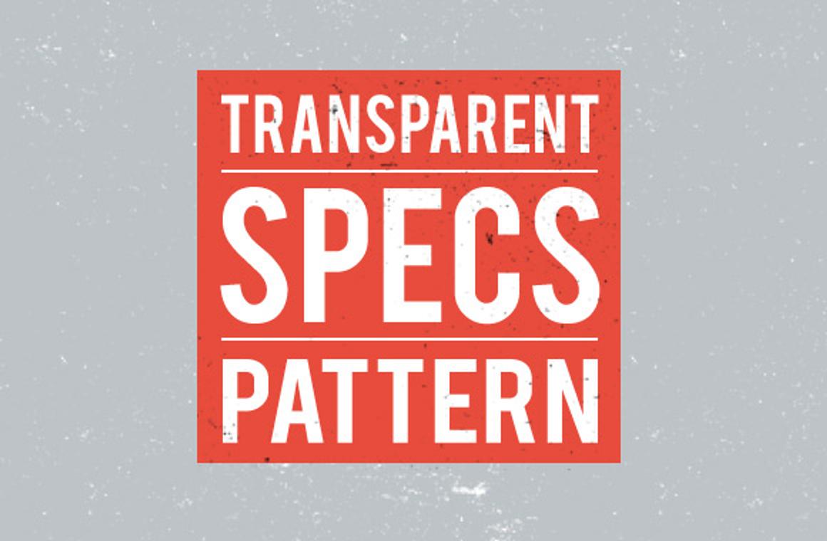Organic Specs and Noise Textures
