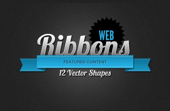 Large Vector Ribbons and Badges